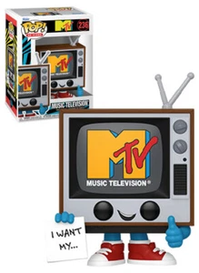 Funko POP! Ad Icons MTV #236 Music Television - New, Mint Condition - Picture 1 of 3