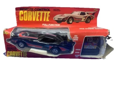 ✨Vintage 1986 Road Champs Remote Control Corvette Car In Box No. 6023 Rare✨ - Image 1 of 4