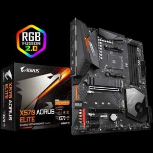 GIGABYTE X570 AORUS ELITE AMD Ryzen 3000 PCIe 4.0 SATA USB 3.2 - Bild 1 von 3