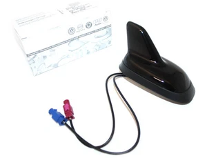 Antena dachowa kombi Shark Origianl VW Navi GPS GSM Antena Czarna-błyszcząca Oryginalne opakowanie! - Zdjęcie 1 z 3