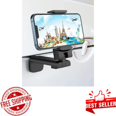Airplane Travel Essentials Phone Holder, Universal Handsfree Phone Mount for All - Image 1 of 4