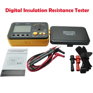 VC60B+ Isolationsmessgerät Isolationstester Megger MegOhm Meter mit Zubehör DE - Bild 1 von 9