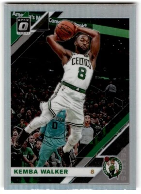 2019-20 Donruss Optic Silver Prizm Holo Kemba Walker #52 Boston Celtics - Image 1 of 2