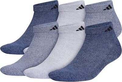 adidas Men's Athletic Cushioned Low Cut Socks with Arch Compression for a...  - Image 1 of 4