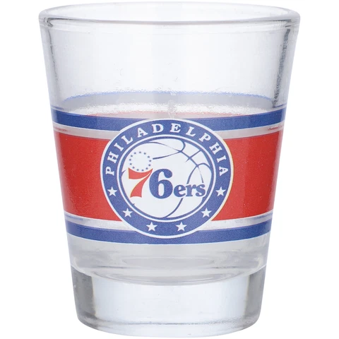 Philadelphia 76ers 2oz. Stripe Shot Glass Cover
