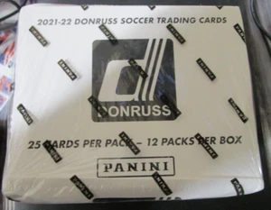 2021-22 Panini Donruss Soccer Factory Sealed 12 pack Fat Pack Box - Picture 1 of 1