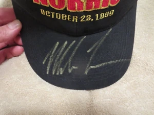 MIKE TYSON SIGNED HAT JSA COA, THE OFFICIAL HAT FROM THAT FIGHT - Picture 1 of 3