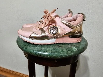 UNBRANDED Glitter Retro Look Style Sneakers Adult Size 5 Womens - Image 1 of 4