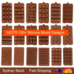 Chocolate Silicone Mould Cake Ice Tray Jelly Candy Cookie Baking Number - Picture 1 of 79