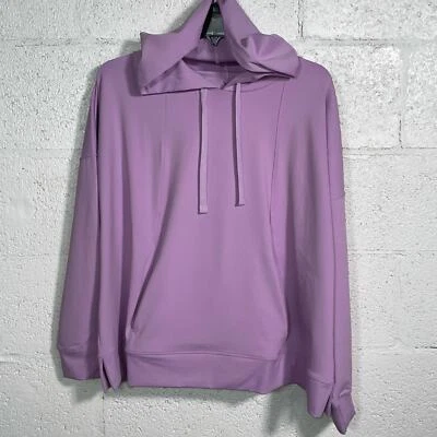 ID Ideology Plus Size Techy Drawstring-Hood Hoodie - Crocus Petal 2x - Image 1 of 4