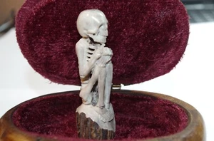 Tödlein Talla Momia Cámara Maravilla Memento Mori Carga 12 cm - Imagen 1 de 12