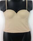 Dr. Rey's Shapewear Strapless Corset 36C 38C BEIGE Wired Boned Max Control NWOT