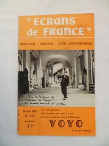 ECRANS DE FRANCE N°340 20/03/1965 YOYO Pierre Etaix (en couverture) Macha Méril - Imagen 1 de 2