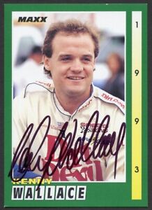 Kenny Wallace #40 signed autograph auto 1993 Maxx NASCAR Trading Card