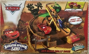 DISNEY PIXAR CARS THE RADIATOR SPRINGS 500 1/2 OFF-ROAD RALLY RACE - NEW IN BOX - Picture 1 of 15