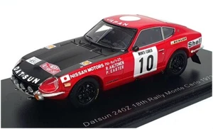 Spark 1/43 Scale S6286 - Datsun 240Z 18th #10 Monte Carlo 1973 - Picture 1 of 5