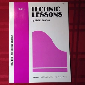 Bastien Piano Library TECHNIC Lessons LEVEL 1 WP12 - Picture 1 of 2