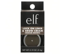 e.l.f ELF Lock On Liner & Brow Cream - 81943 Medium Brown - Picture 1 of 1