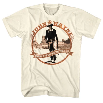 Camiseta John Wayne The Duke Tallas SM - 5XL Sheriff 100% Algodón Color Natural Foto 1 de 3