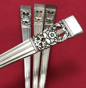 4 Pc CORONATION Silverplate SPOONS Community 4 Sizes Available YOUR CHOICE - Picture 1 of 10