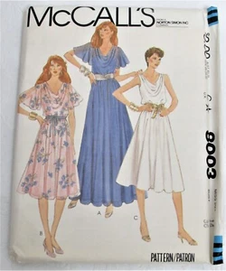 McCalls 8003 Dress & Slip Sewing Pattern Size 14 Vintage Uncut - Picture 1 of 6