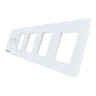 Tempered Glass Panel Only Part Eu 5Frame Switch Socket Outlet Crystal Wall Touch