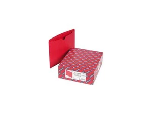 Smead 75509 File Jackets, Reinforced Double-Ply Tab, Letter, 11 Point Stock, Red - Picture 1 of 1