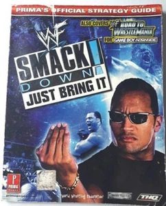 WWF Smackdown Just Bring It Primas Strategy Game Guide Magazine 2001 - Picture 1 of 11