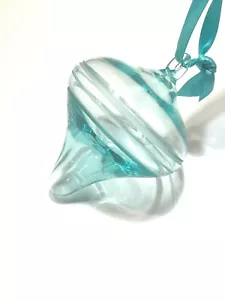 Tiffany & Co. Kristallglaskugel Dreidel Kreisel Weihnachtsschmuck 2019 - Bild 1 von 7