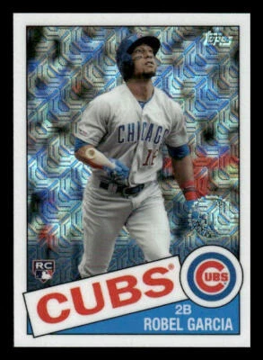 2020 Topps #85C-47 Robel Garcia Rookie Chrome Silver Pack Chicago Cubs - Image 1 of 2