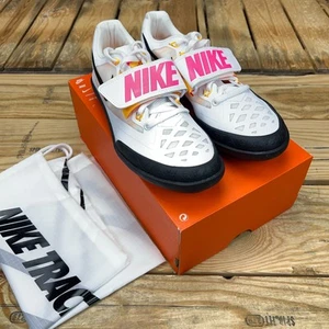 NEW Nike Zoom SD 4 Throwing Shoes White Pink Track & Field 685135-102 - Picture 1 of 8
