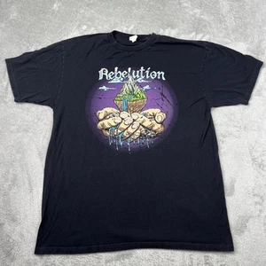 Rare Rebelution Band 100% Cotton Gift For Fan Black Unisex TShirt L - Picture 1 of 7