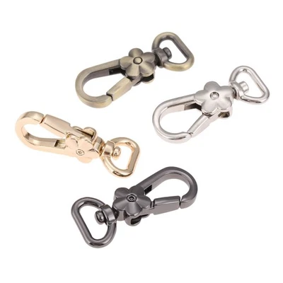 1/5Pcs Flower Lobster Metal Clasps Swivel Trigger Clips Snap Hooks Bag Decor - Image 1 of 4