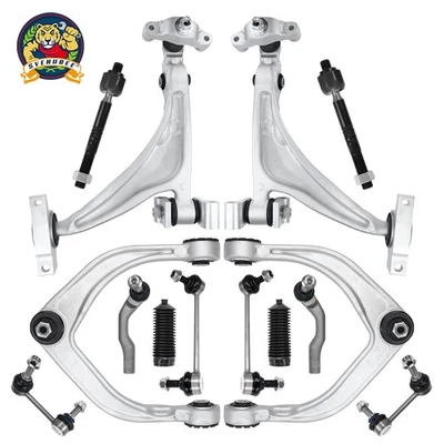 Fit Volvo XC90 2016-2020 Front Lower Control Arms Ball Joins Tie Rods & Links - Image 1 of 4