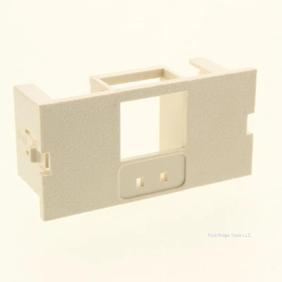 Wiremold 2A-U1KEY Ivory Single Flush Keystone Jack Insert for Activate Systems - Image 1 of 4