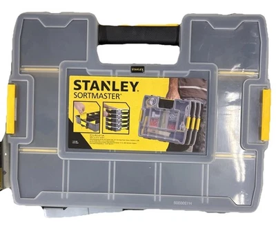 ORGANIZADOR APILABLE STANLEY SORTMASTER 14,75" X 11,5" X 2,5" #STST14022, NUEVO Foto 1 de 3