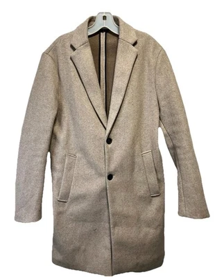 Abrigo Zara Hombre Beige Talla M Foto 1 de 4