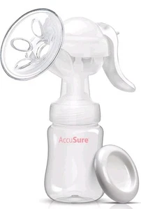 Manual breast pump by Accusure for breast feeding / BPA free /  Light weight . - Picture 1 of 9