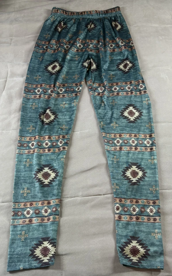 Unbranded Multicolor Womens M Aztec Tribal Navajo Hippie Boho Pull On Leggings - Image 1 of 4