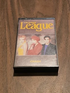 The Human League (1986) Crash - Vintage 80's Synthpop Cassette Tape - Imagen 1 de 4