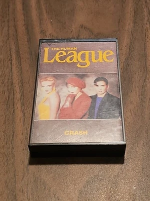 The Human League (1986) Crash - Vintage 80's Synthpop Cassette Tape - Image 1 of 4
