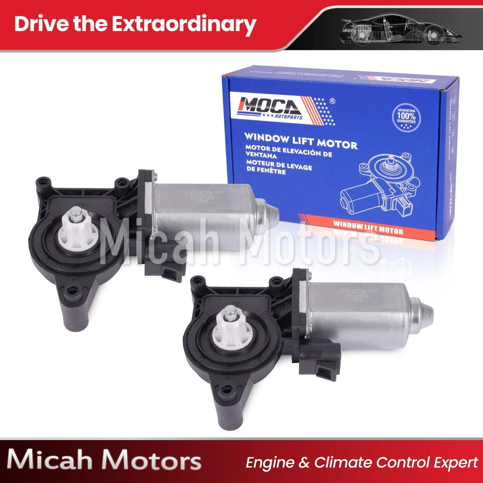 Front & Rear Right Window Motor w/ 2 Pins Fit Chevy Silverado GMC Sierra Yukon Foto 1 de 4