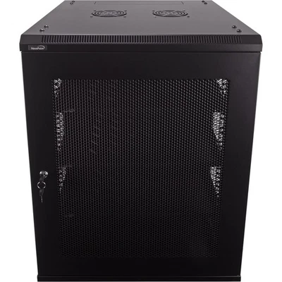 Gabinete de datos de servidor de red de montaje en pared 15U puerta perforada de 24 pulgadas con estantes Foto 1 de 4