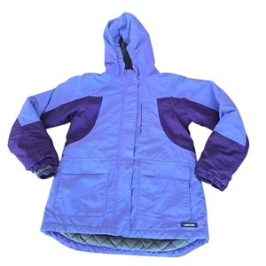 Lands End Winterjacke Mädchen lila mit Kapuze Gr. L 14 wasserdicht winddicht - Bild 1 von 15