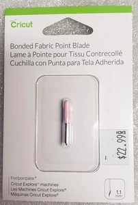 Cricut Bonded Fabric Point Blade New Sealed Package - Picture 1 of 2
