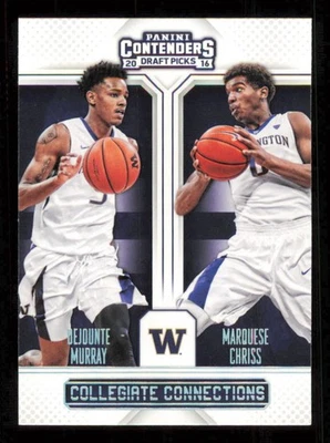 2016-17 Panini Contenders Draft Picks Collegiate Connections #2 Murray/Chriss - Image 1 of 3
