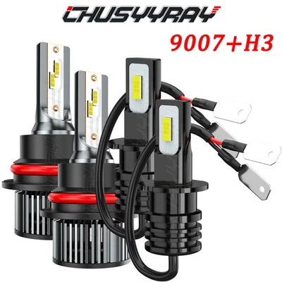 Для Isuzu Trooper 1994-2002 4 x светодиодные фары дальнего/ближнего света + противотуманные лампы набор - Изображение 1 из 4