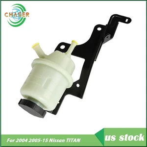 For 04 05-15 Nissan TITAN 04-12 INFINITI QX56 V8 Power Steering Reservoir w/Cap - Picture 1 of 9