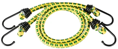 WALSER Spannbänder 2er Set á 45 cm Spanngummi mit Haken Gepäck Spanner Spanngurt