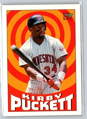 1992 Topps Kids #109a Kirby Puckett - Image 1 of 2